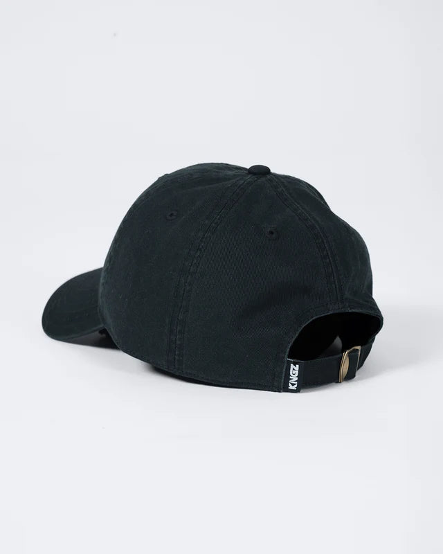 Kingz Script Dad Hat - Black
