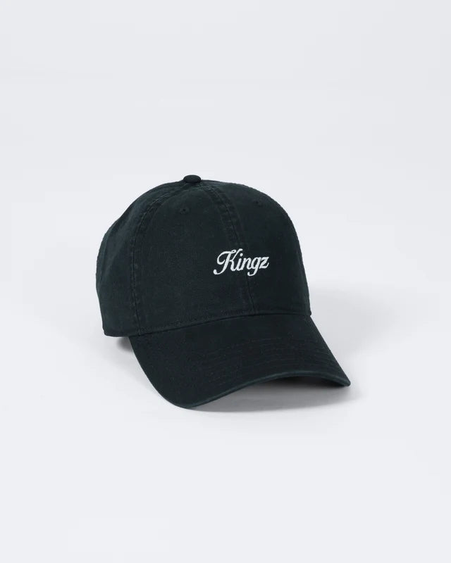 Kingz Script Dad Hat - Black