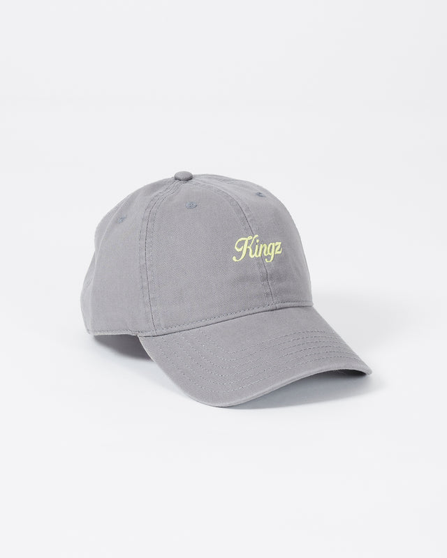Kingz Script Dad Hat - Grey