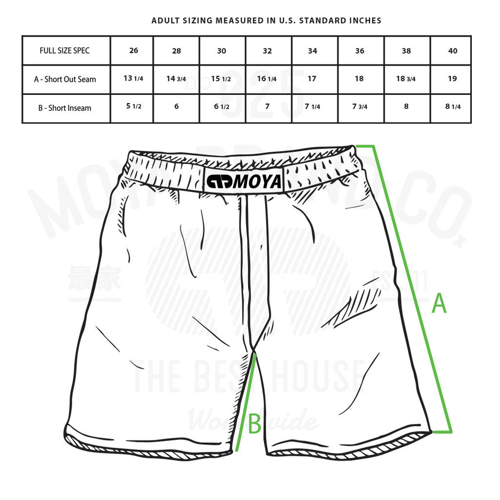 MOYA COMBAT CLUB BLACK TRAINING SHORT