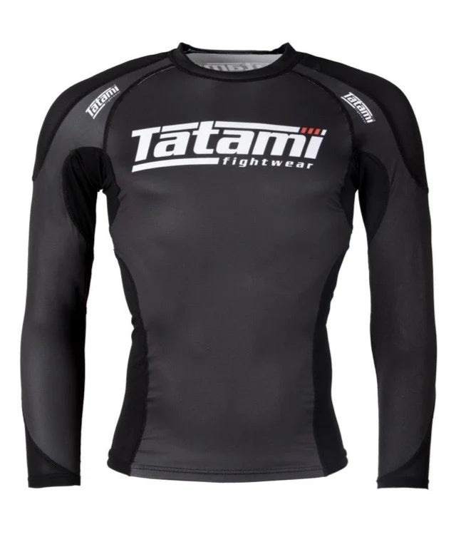 TATAMI Technical Long Sleeve Rash Guard Black