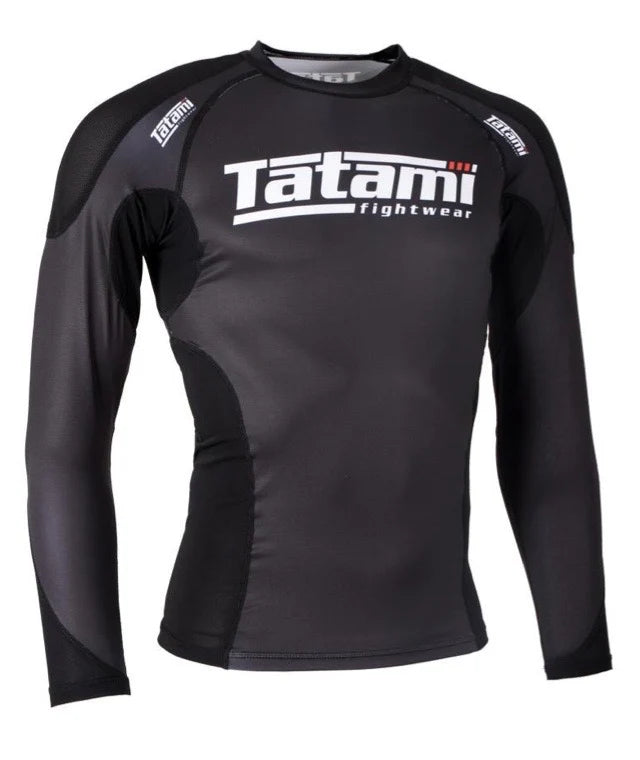 TATAMI Technical Long Sleeve Rash Guard Black