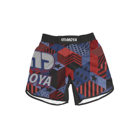 MOYA STARS & STRIPES BLACK TRAINING SHORTS