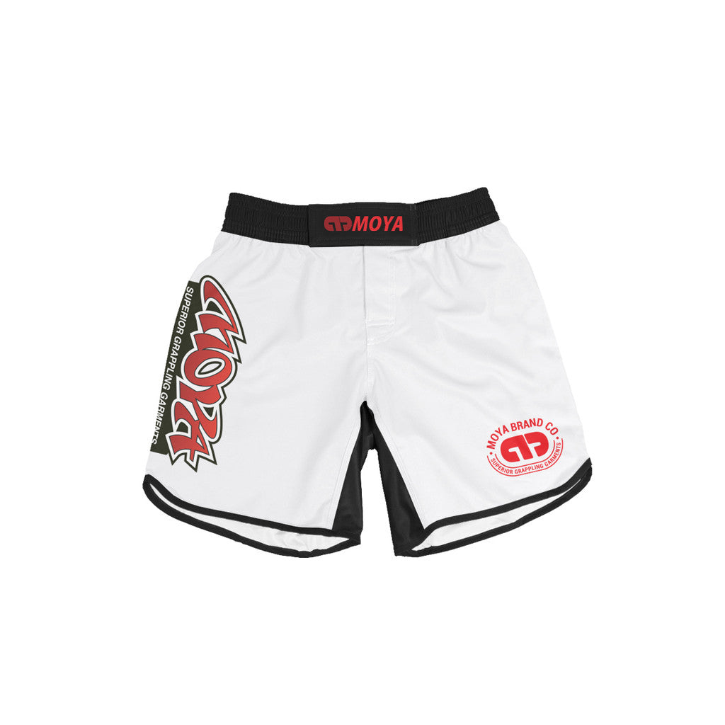 MOYA COMBAT CLUB WHITE TRAINING SHORT