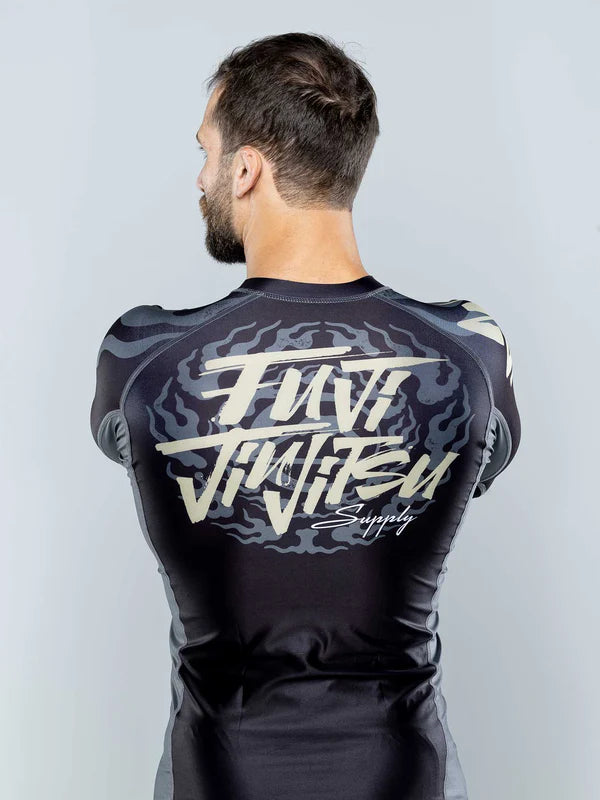 FUJI Yakedo Standard Long Sleeve Rashguard Black