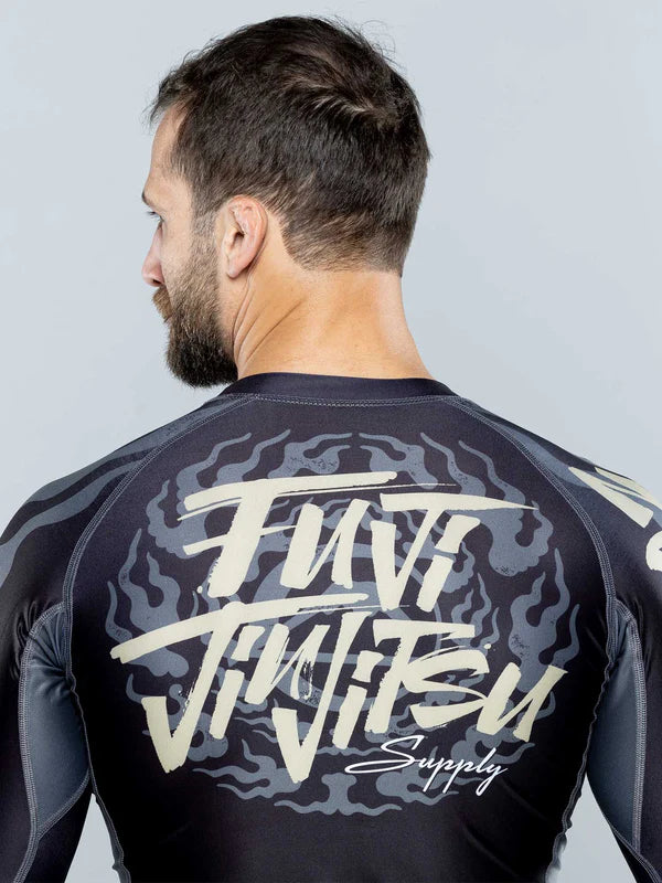 FUJI Yakedo Standard Long Sleeve Rashguard Black