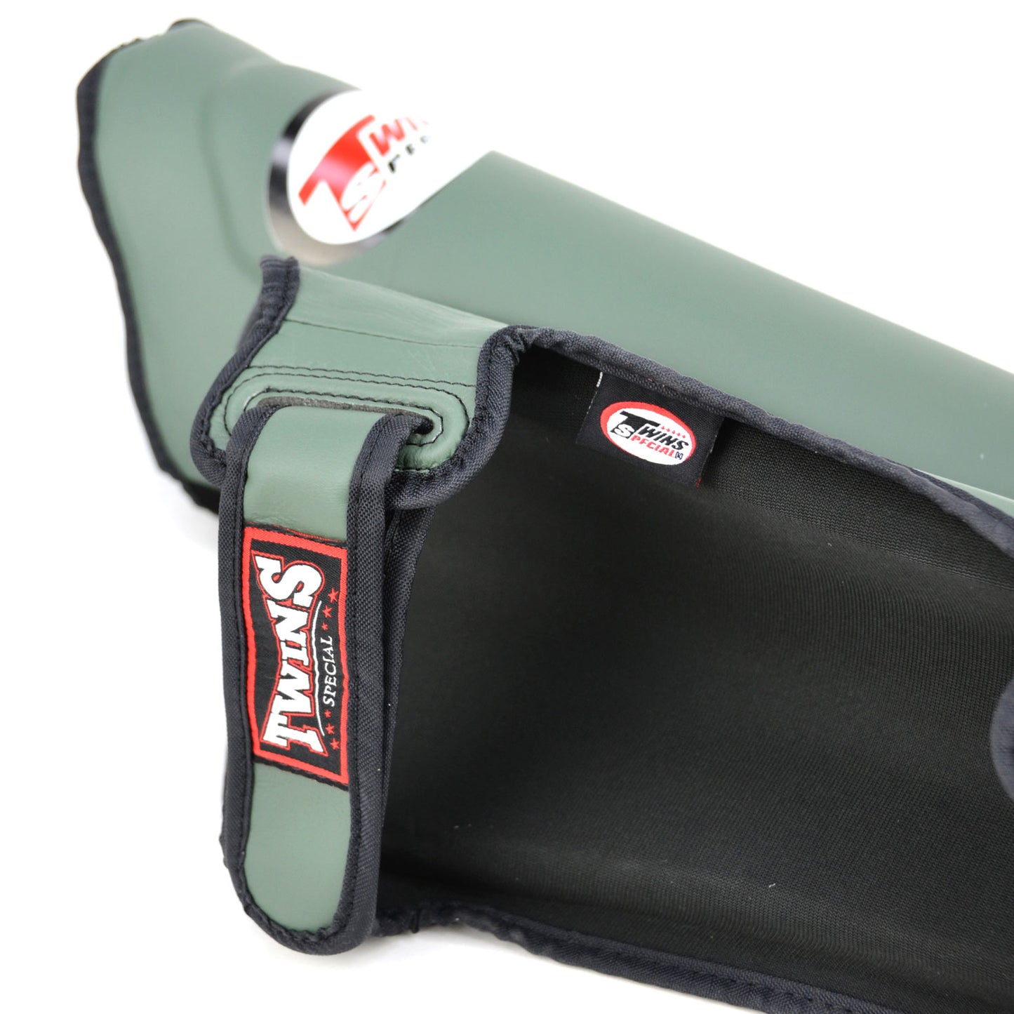TWINS SPECIAL Double Padded SGS10 Shinguard- Olive Green