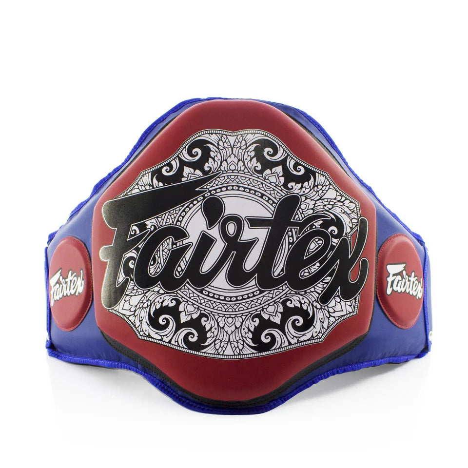 FAIRTEX BPV3 Microfiber Belly Pad Blue/Red