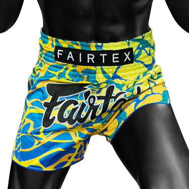 Fairtex Muay Thai Shorts - BS1927 Magma 'Green'