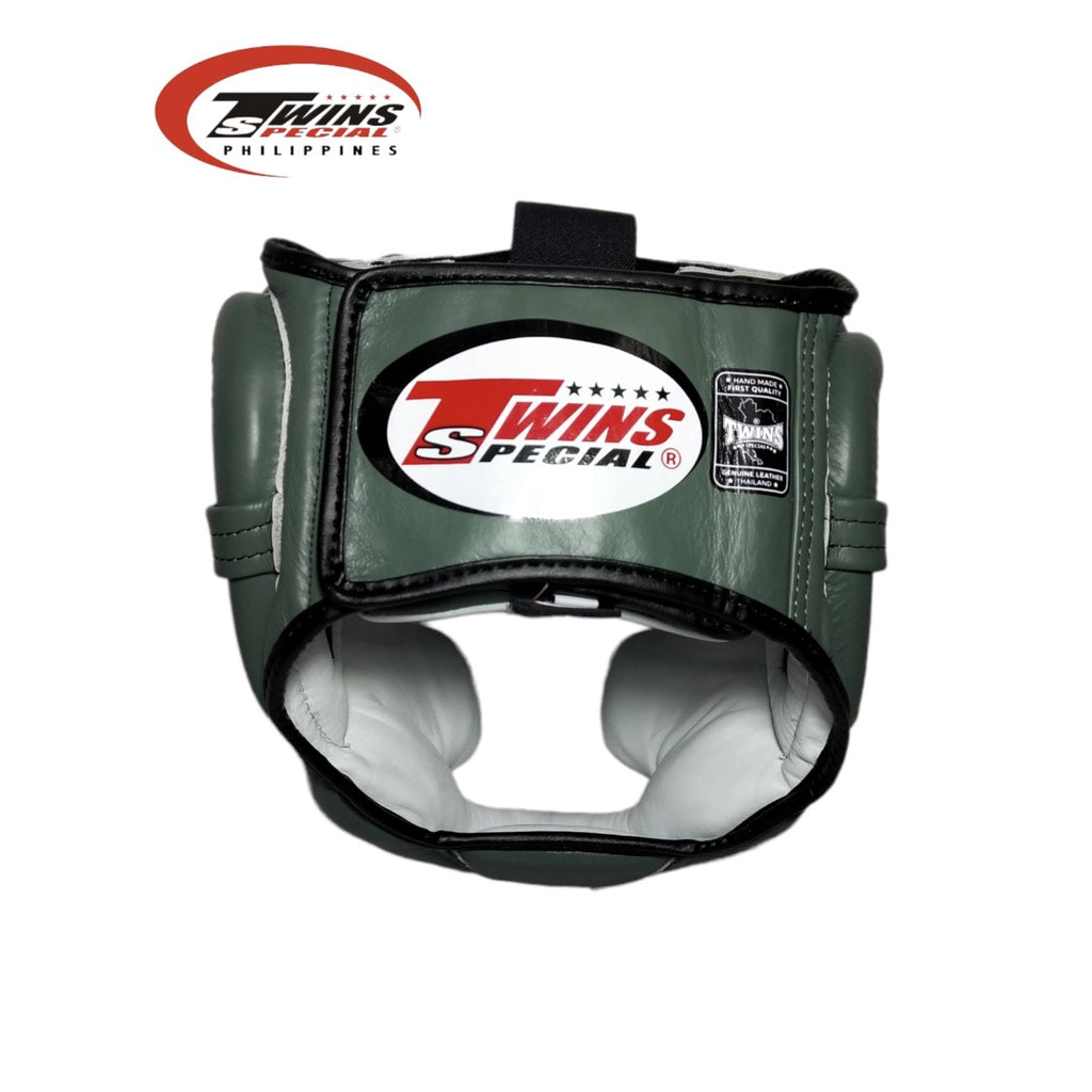TWINS SPECIAL Boxing / Muaythai Headgear [Olive Green]