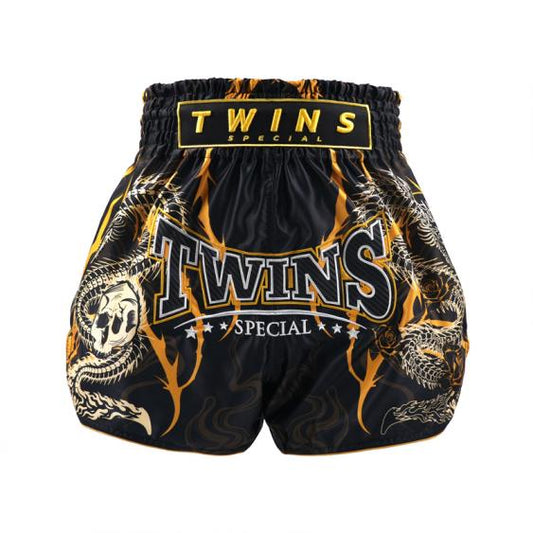 TWINS SPECIAL Muaythai Short TBS-MORAY(BLACK/GOLD)