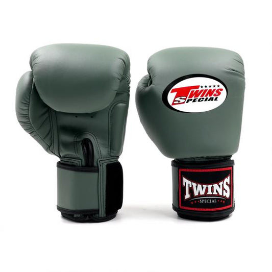 Twins Special High Quality Synthetic Leather KIDS Boxing Gloves [Olive Green]