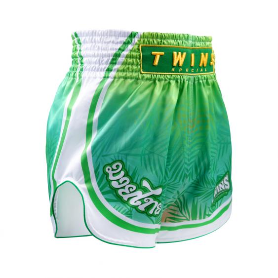 TWINS SPECIAL Muaythai Short TBS-ELEMENT GREEN