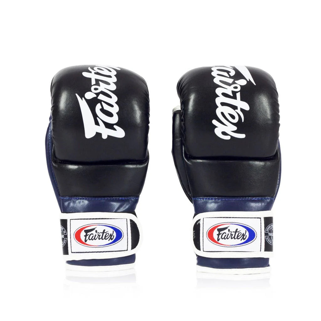 FAIRTEX FGV18 Super Sparring Grappling Gloves (Black/Navy)