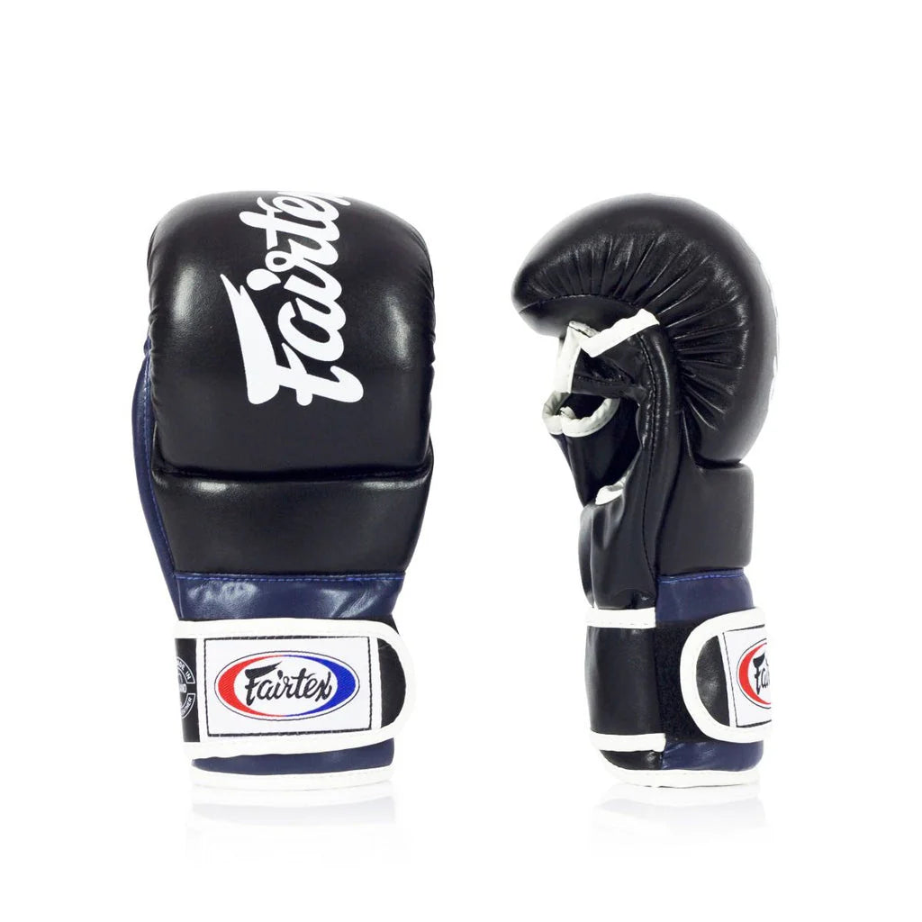 FAIRTEX FGV18 Super Sparring Grappling Gloves (Black/Navy)