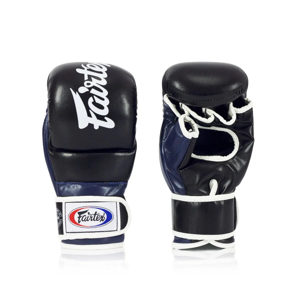 FAIRTEX FGV18 Super Sparring Grappling Gloves (Black/Navy)