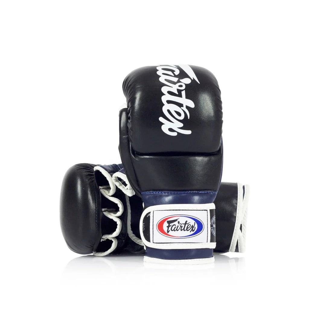 FAIRTEX FGV18 Super Sparring Grappling Gloves (Black/Navy)