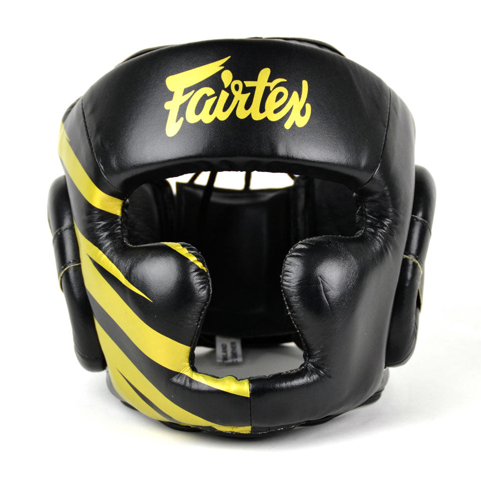 FAIRTEX HG16-M1 Microfiber Headguard Black/Gold