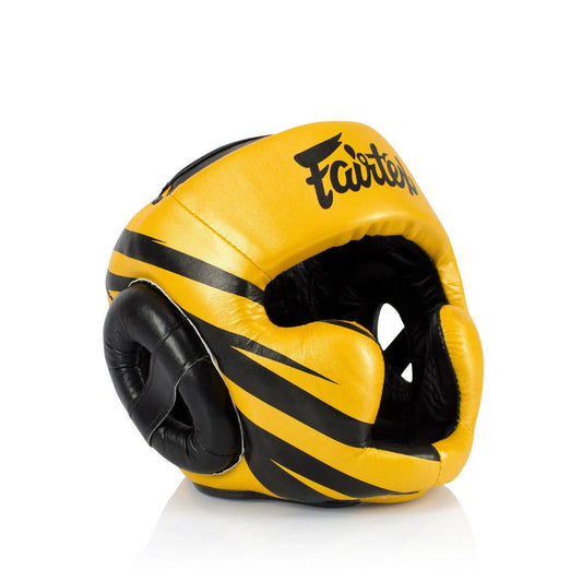 FAIRTEX HG16-M1 Microfiber Headguard Gold/Black