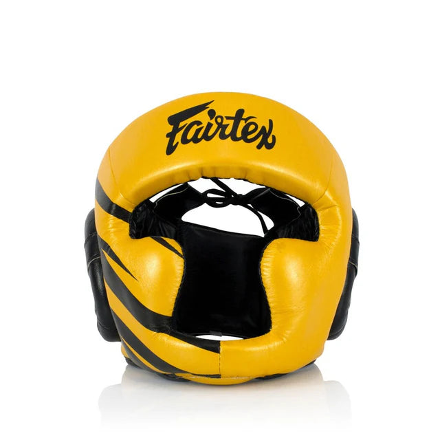 FAIRTEX HG16-M1 Microfiber Headguard Gold/Black