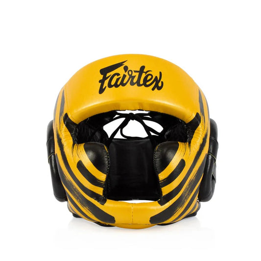FAIRTEX HG16-M2 Microfiber Headguard Gold/Black