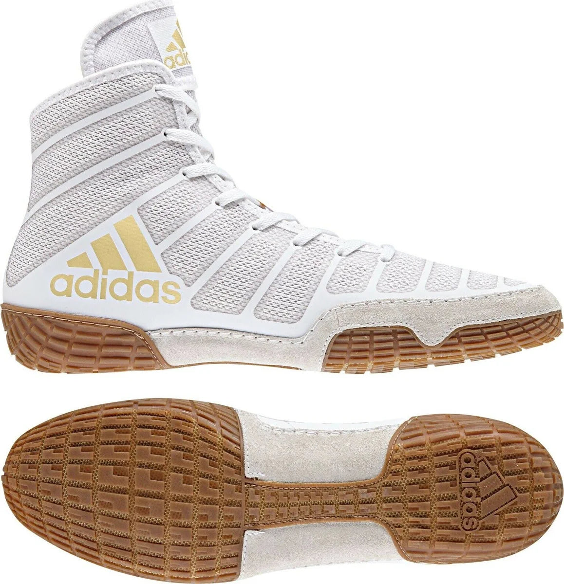 ADIDAS Varner Wrestling Shoes White/Gold