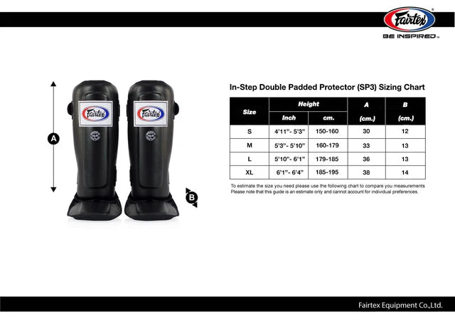 FAIRTEX SP3 SHINGUARD [RED]