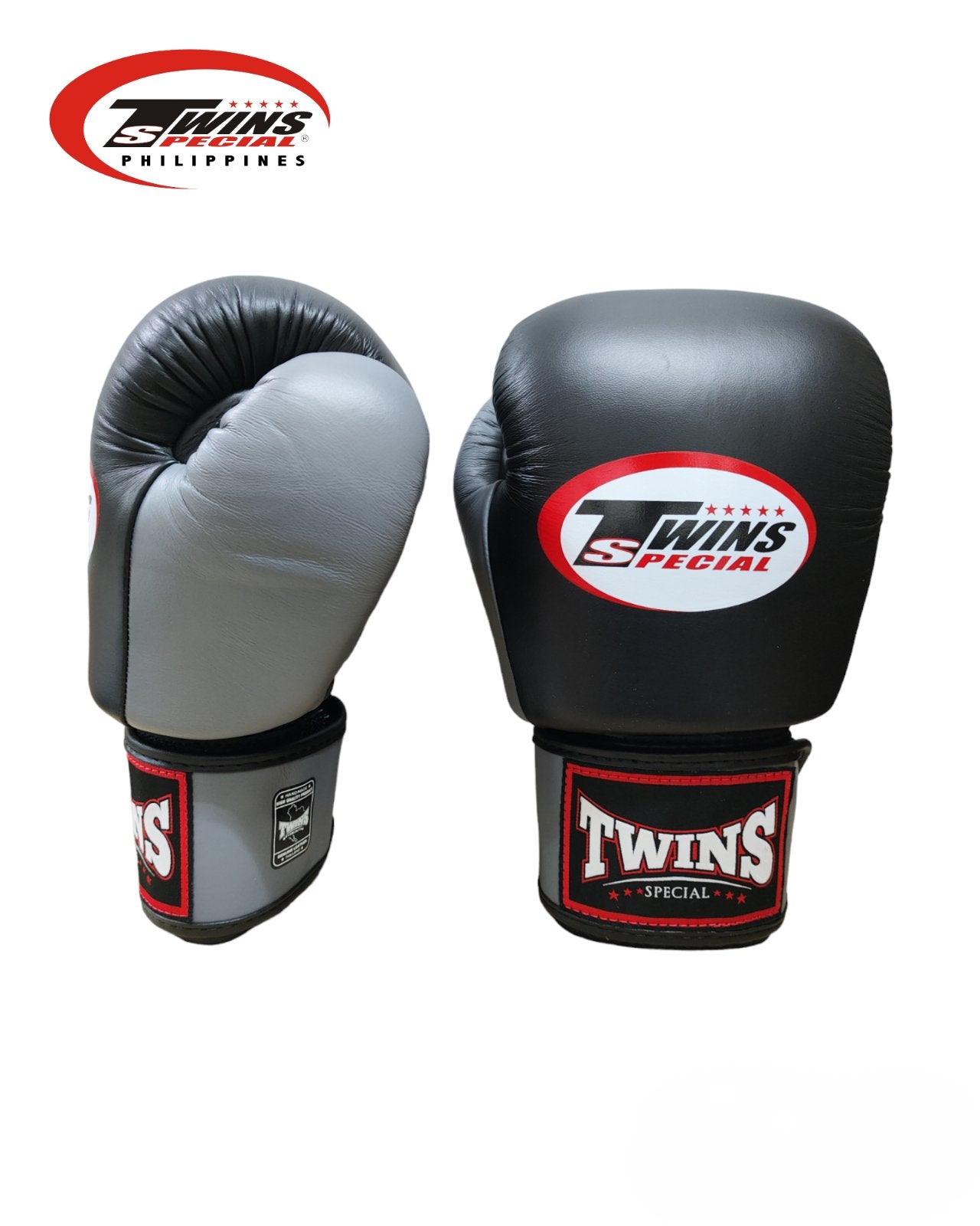 Twins Special BGVLA2 Airflow Boxing Gloves [Black/Gray]
