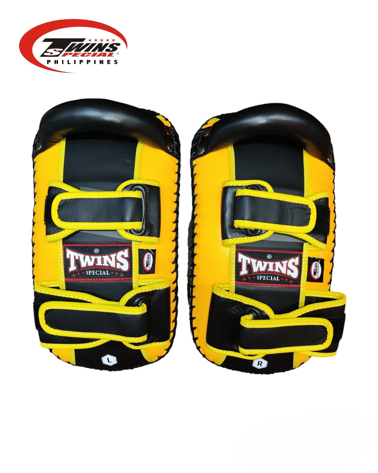 Twins Special Curved Thai Pads: KPL-10 Genuine Leather