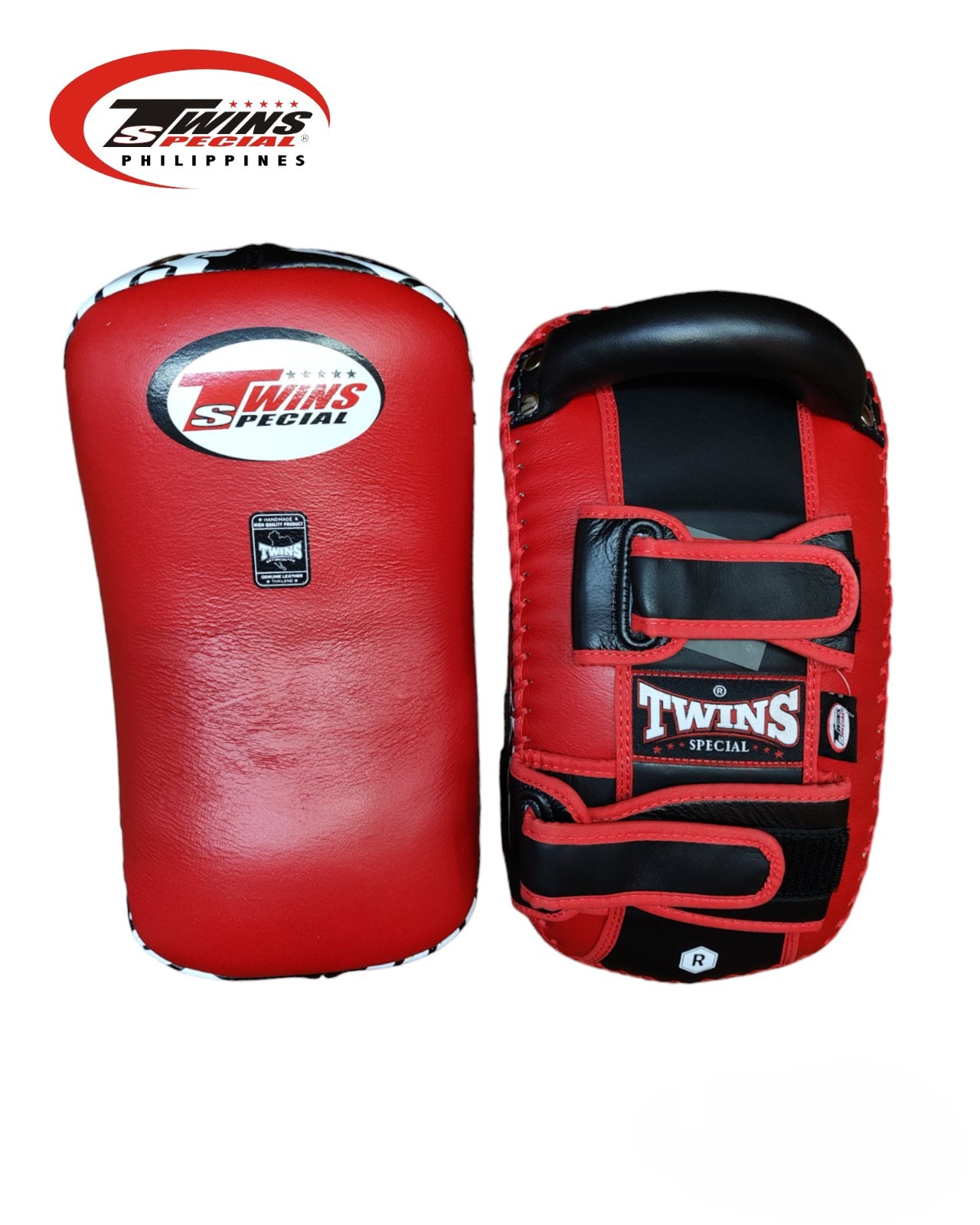 Twins Special Curved Thai Pads: KPL-10 Genuine Leather