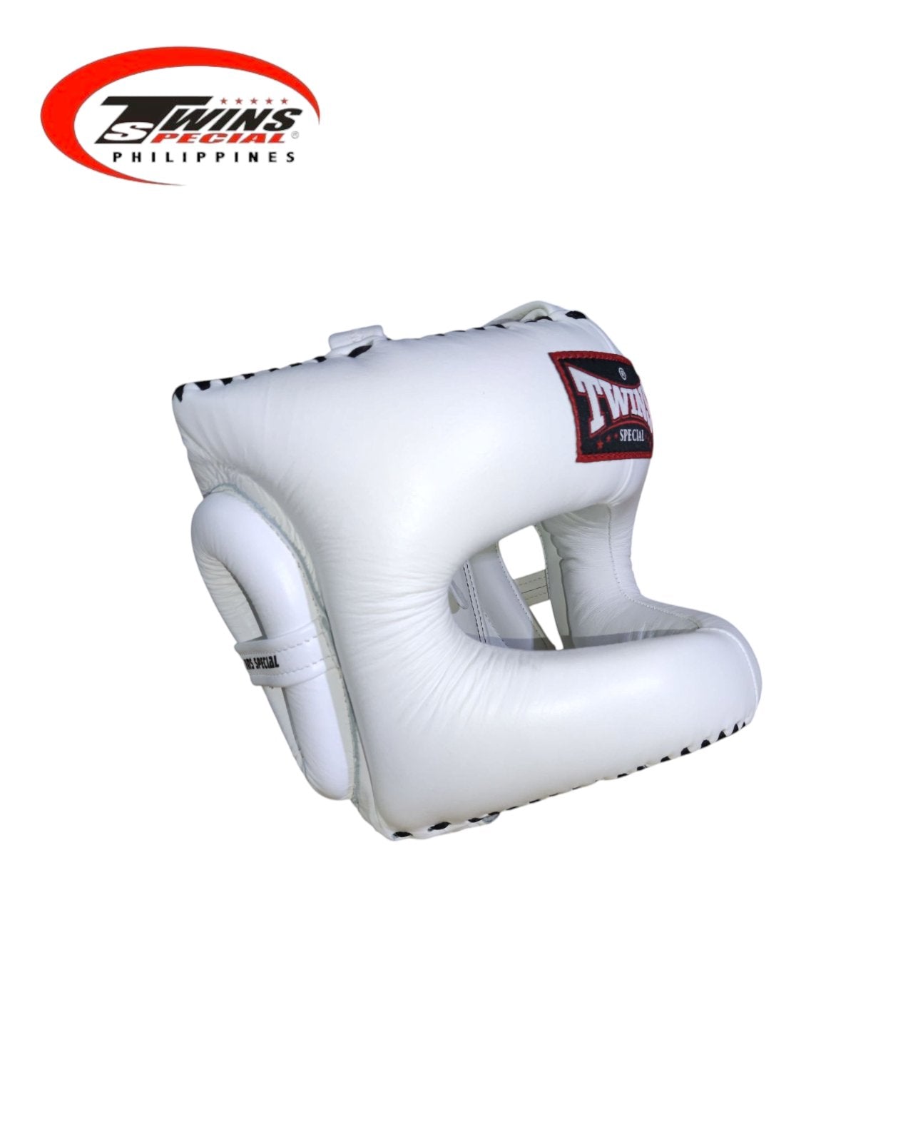 TWINS SPECIAL HGL9 Open Chin Boxing Headgear [White]