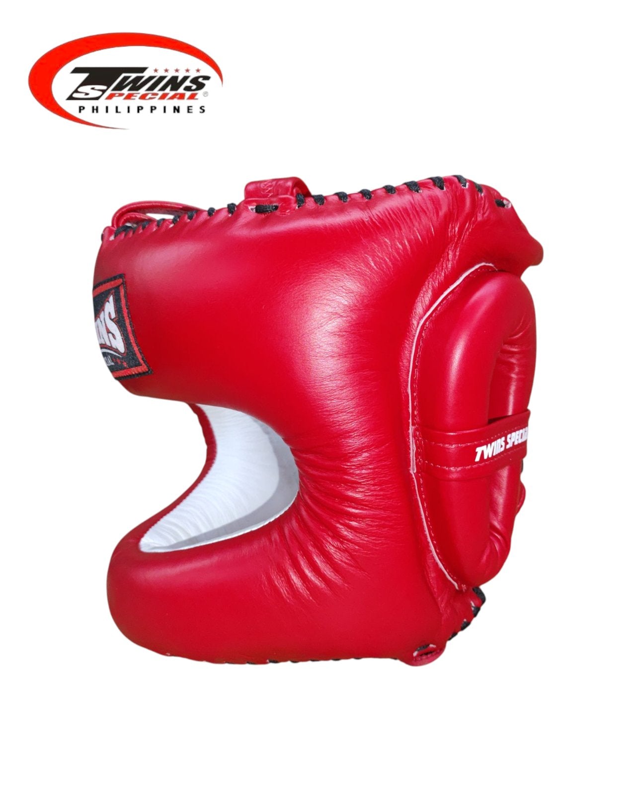 TWINS SPECIAL HGL9 Open Chin Boxing Headgear [Red]