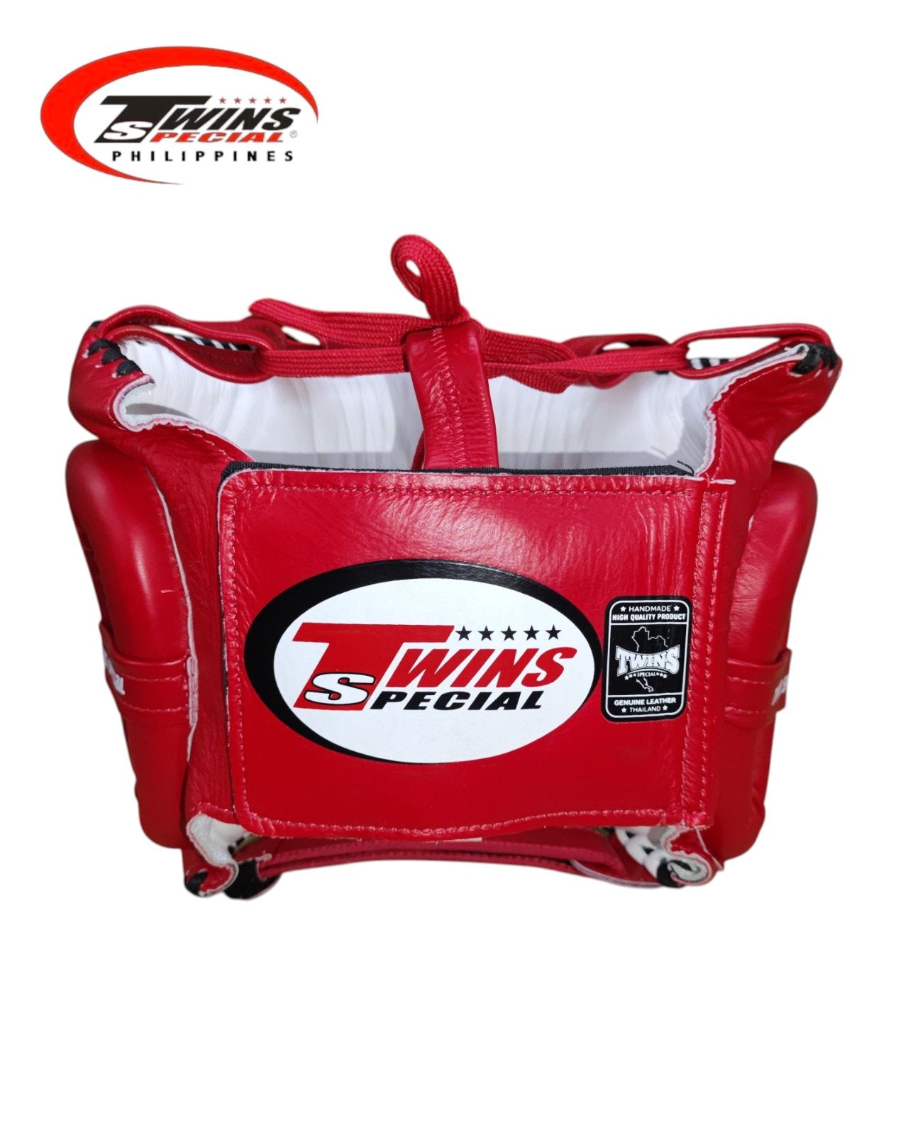 TWINS SPECIAL HGL9 Open Chin Boxing Headgear [Red]