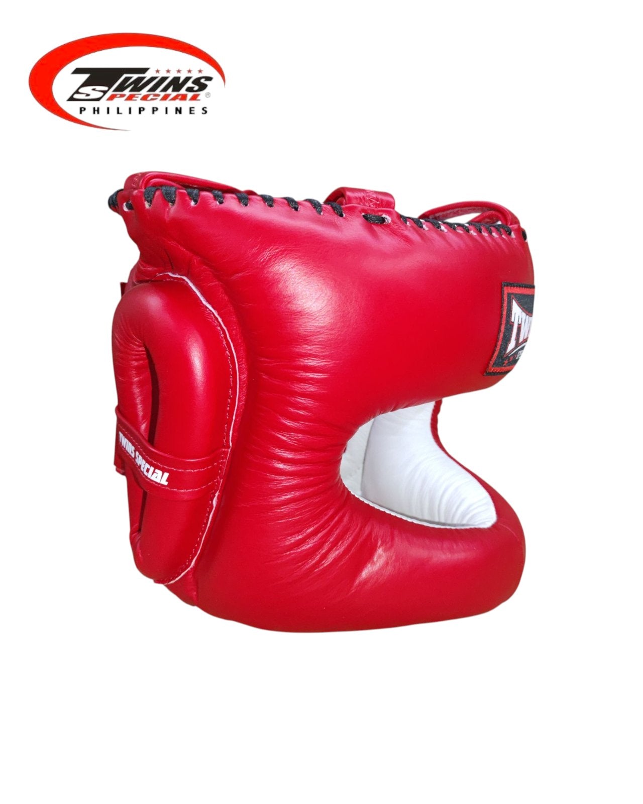 TWINS SPECIAL HGL9 Open Chin Boxing Headgear [Red]