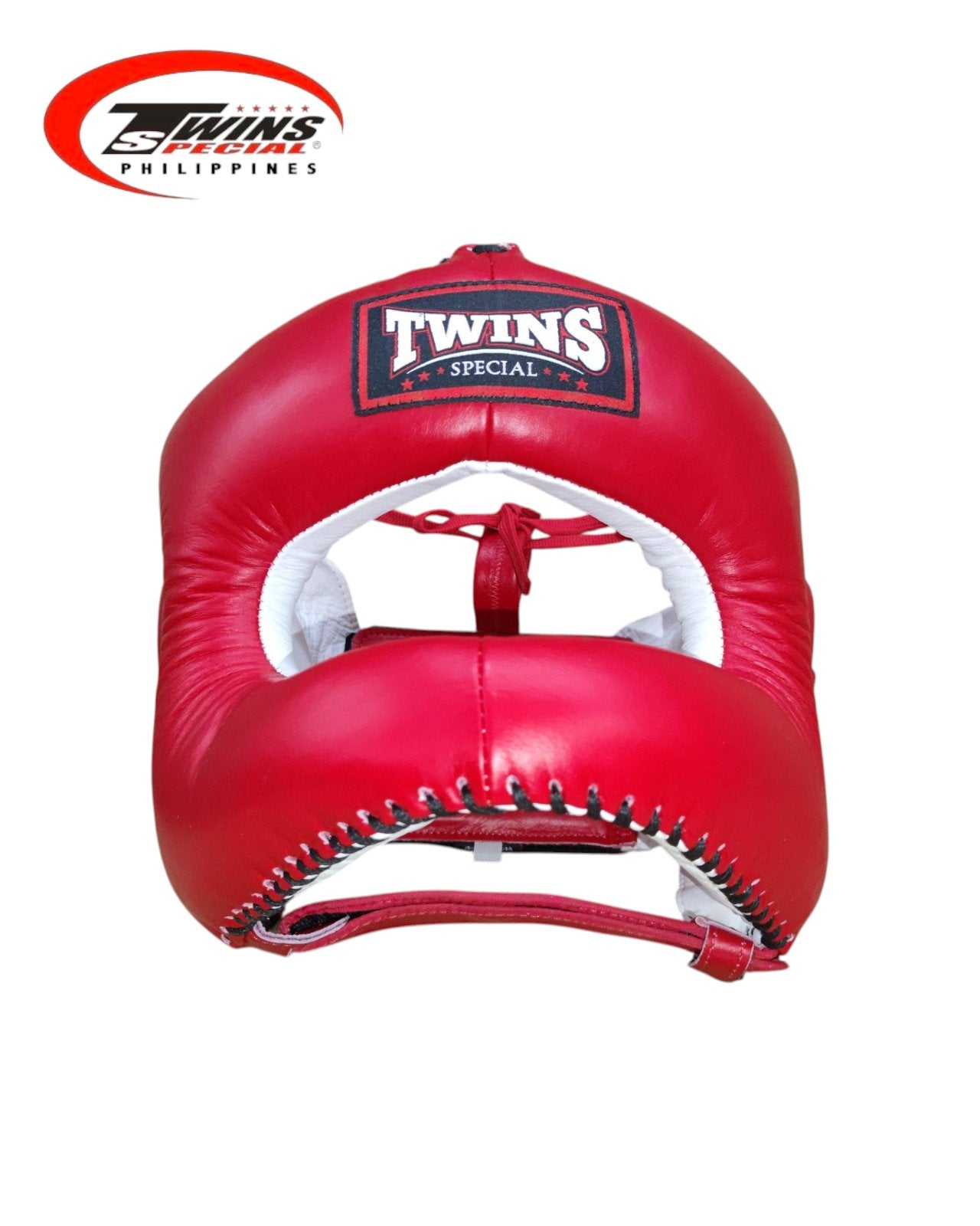 TWINS SPECIAL HGL9 Open Chin Boxing Headgear [Red]