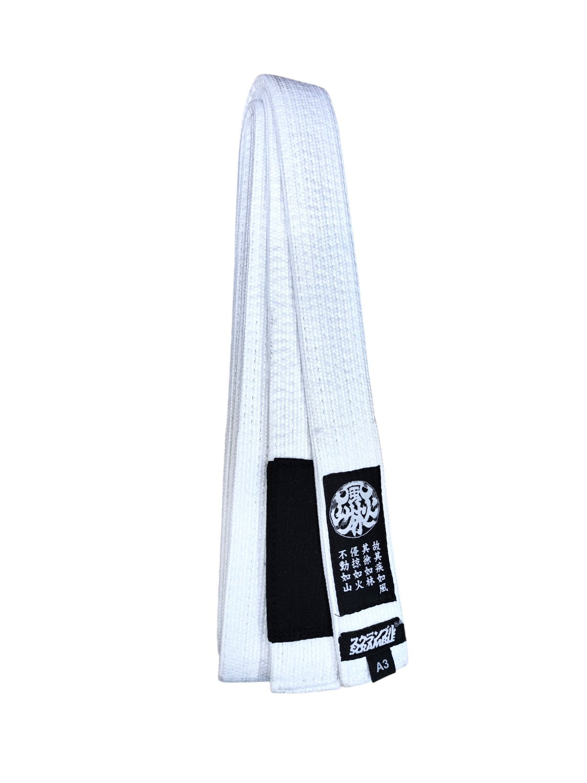 SCRAMBLE ELEMENTAL BJJ BELT – WHITE