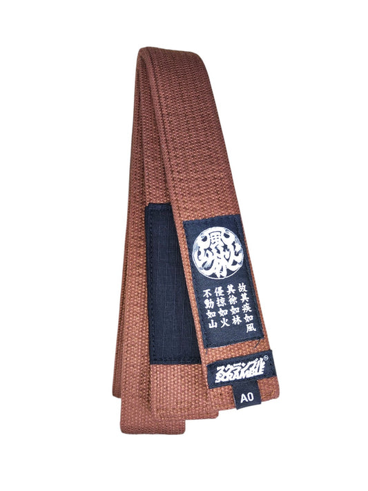 SCRAMBLE ELEMENTAL BJJ BELT – BROWN