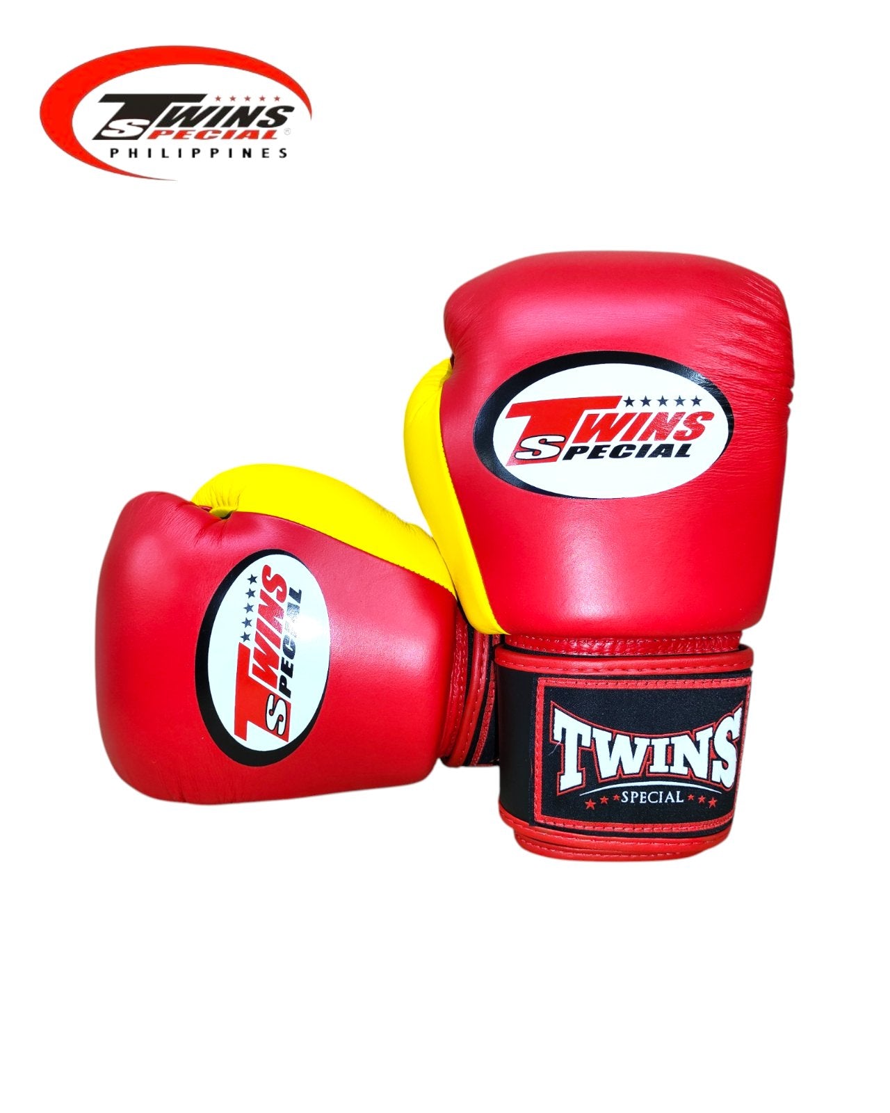Twins Special BGVLA2 Airflow Boxing Gloves [Red/Black/Yellow]