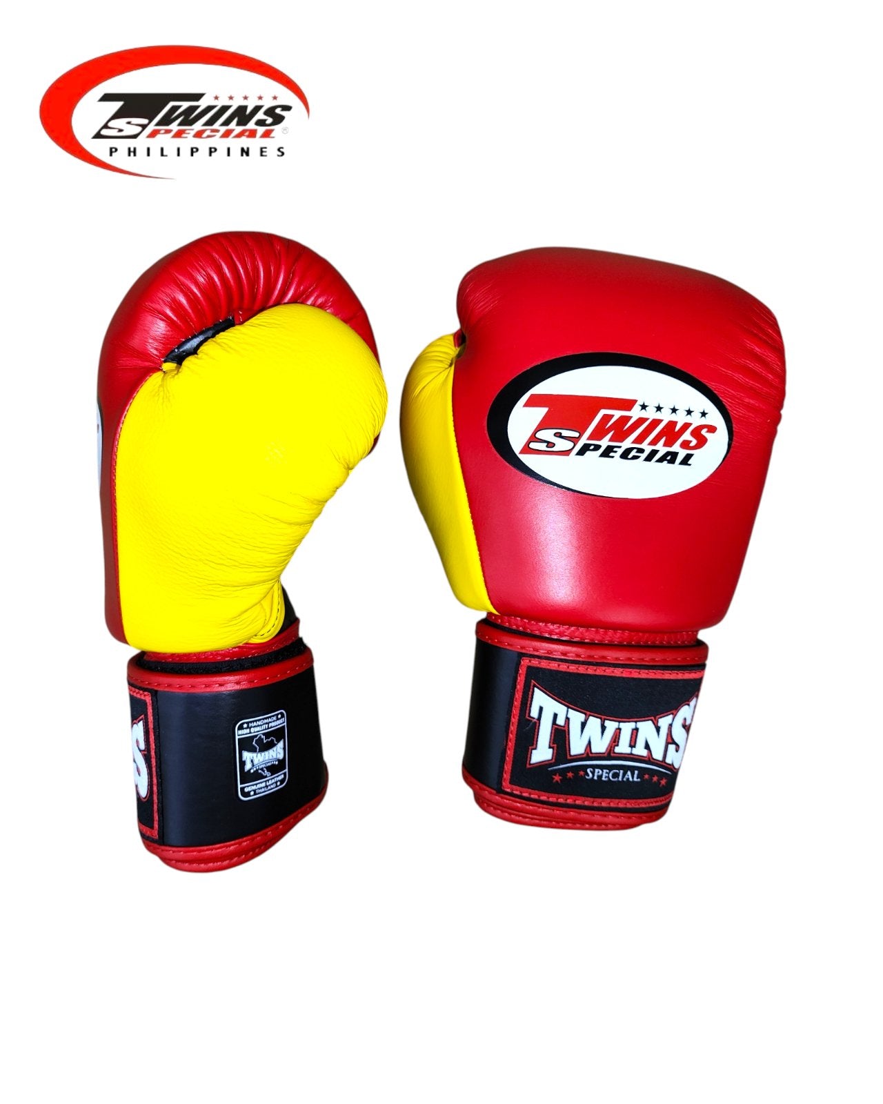 Twins Special BGVLA2 Airflow Boxing Gloves [Red/Black/Yellow]