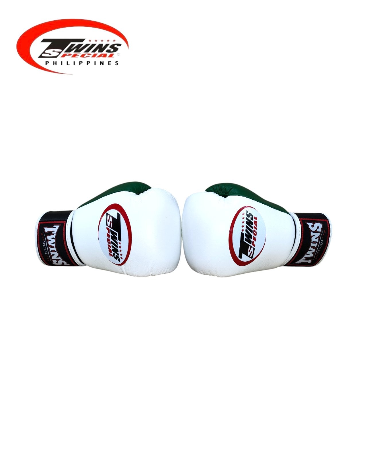 Twins Special BGVLA2 Airflow Boxing Gloves [White/Black/Green]