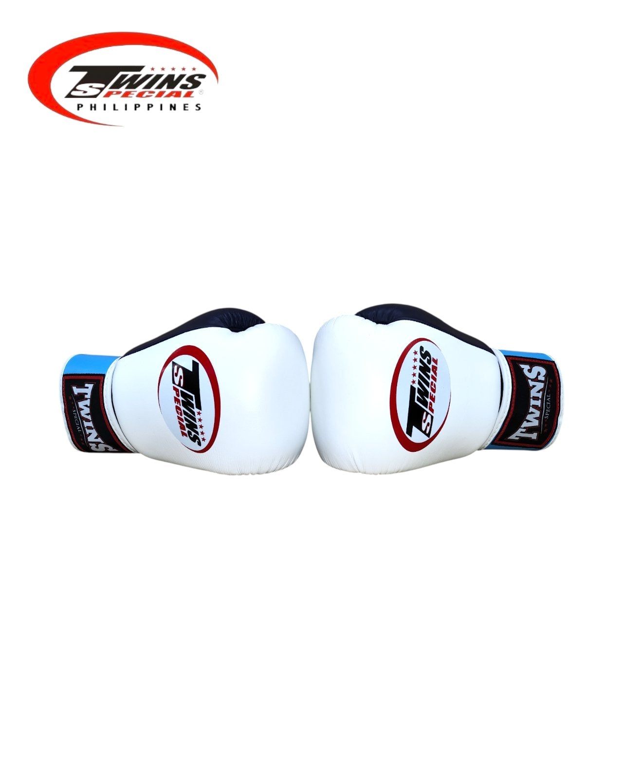 Twins Special BGVLA2 Airflow Boxing Gloves [White/Light Blue/Navy]