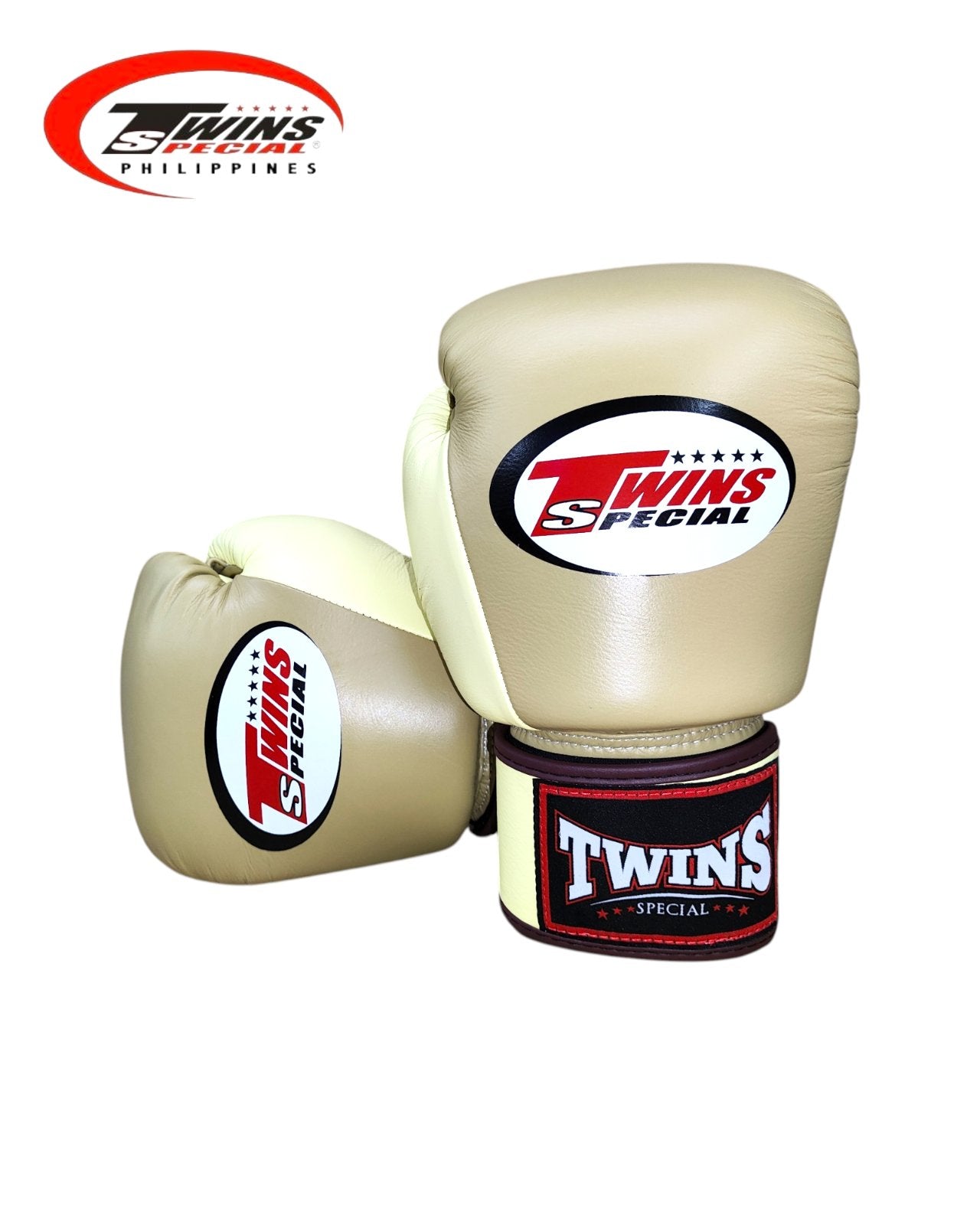 Twins Special BGVLA2 Airflow Boxing Gloves [Brown Latte/Vanilla]
