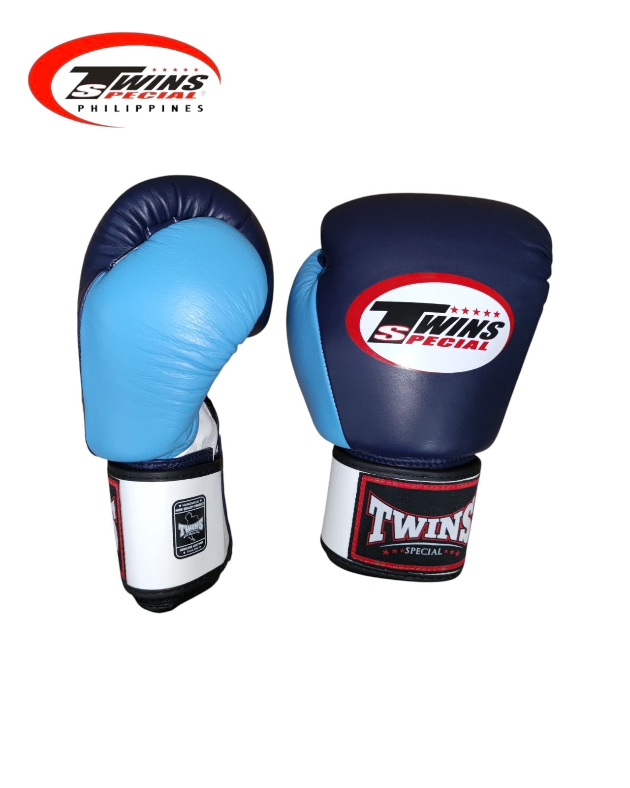 Twins Special BGVLA2 Airflow Boxing Gloves [Navy Blue/White/Light Blue]