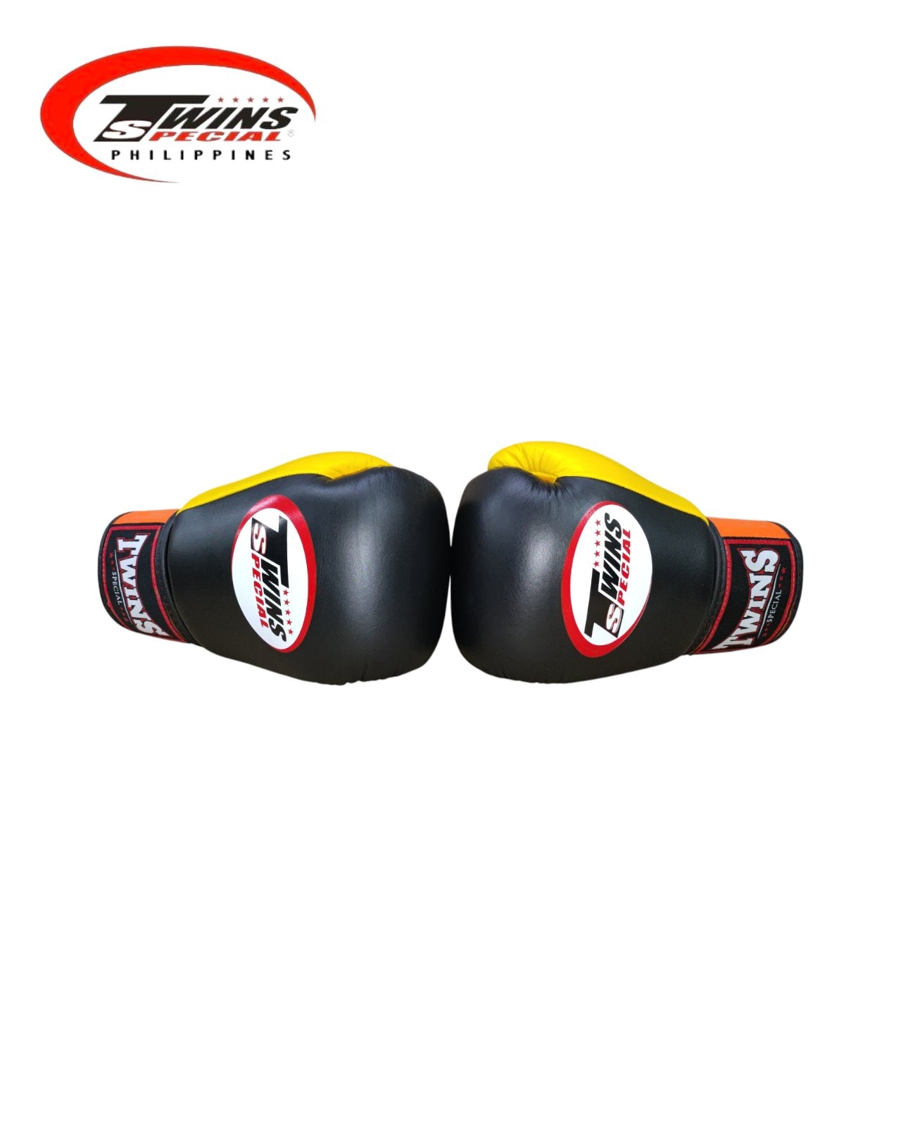 Twins Special BGVLA2 Airflow Boxing Gloves [Black/Orange/Yellow]