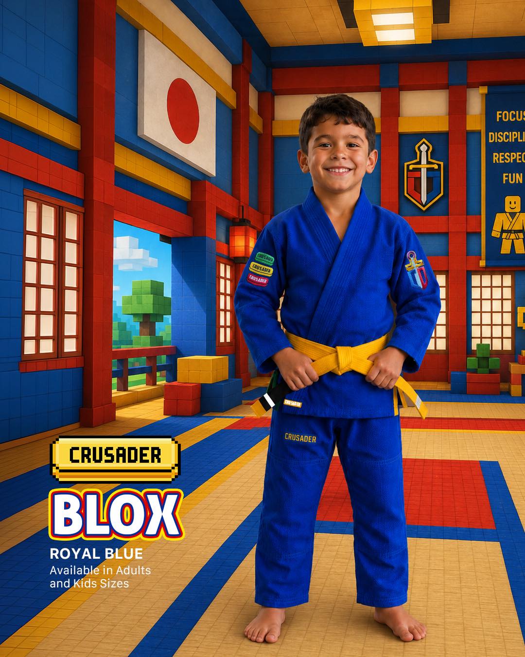 CRUSADER BLOX KIDS GI (ROYAL BLUE)