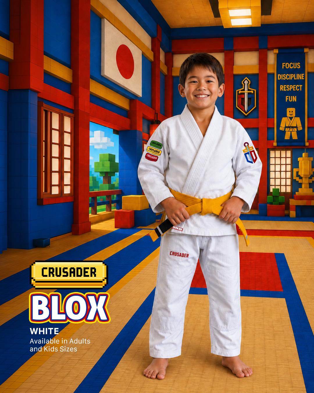CRUSADER BLOX KIDS GI (WHITE)