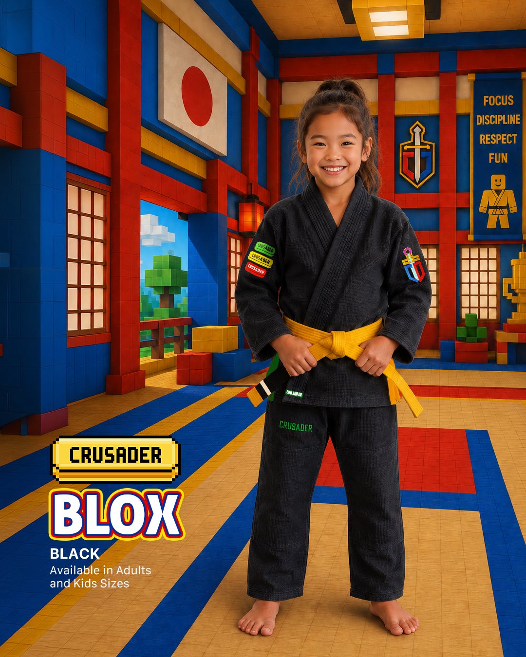 CRUSADER BLOX KIDS GI (BLACK)