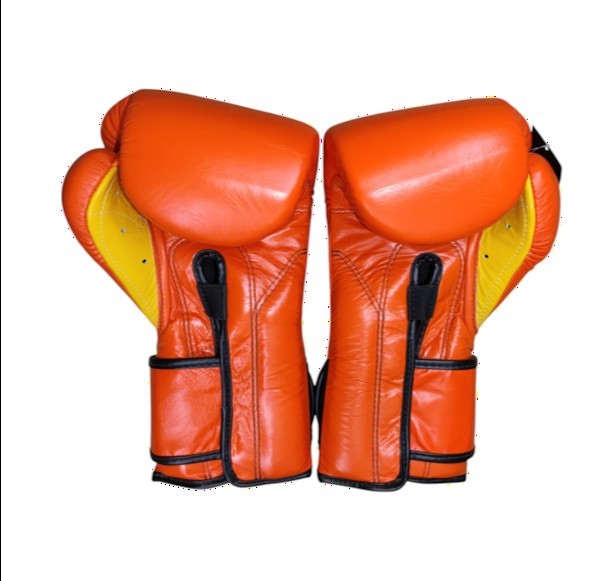 FAIRTEX BGV9 Boxing Gloves [Orange/Yellow/Black Piping