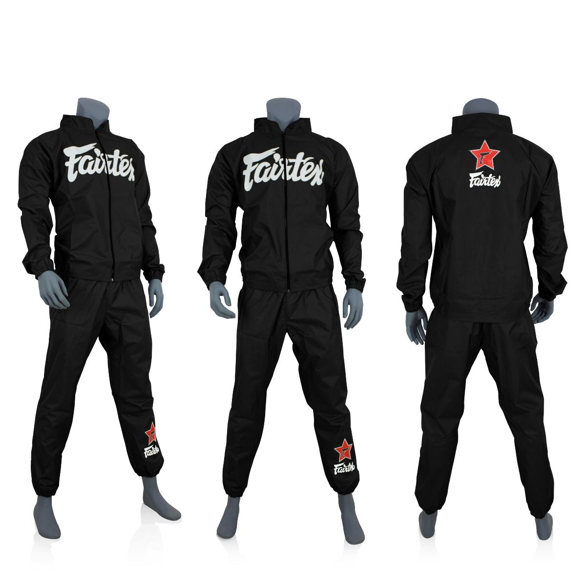 FAIRTEX Vinyl Sauna Suit Black