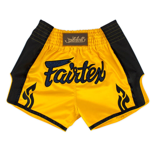 FAIRTEX BS1701 Slim Cut Muay Thai Shorts Yellow